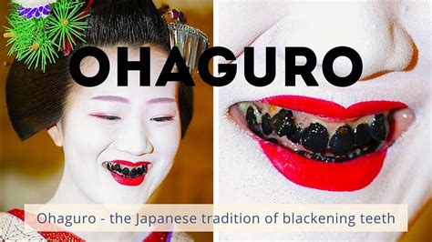 why did japanese ladies blacken their teeth|Features .